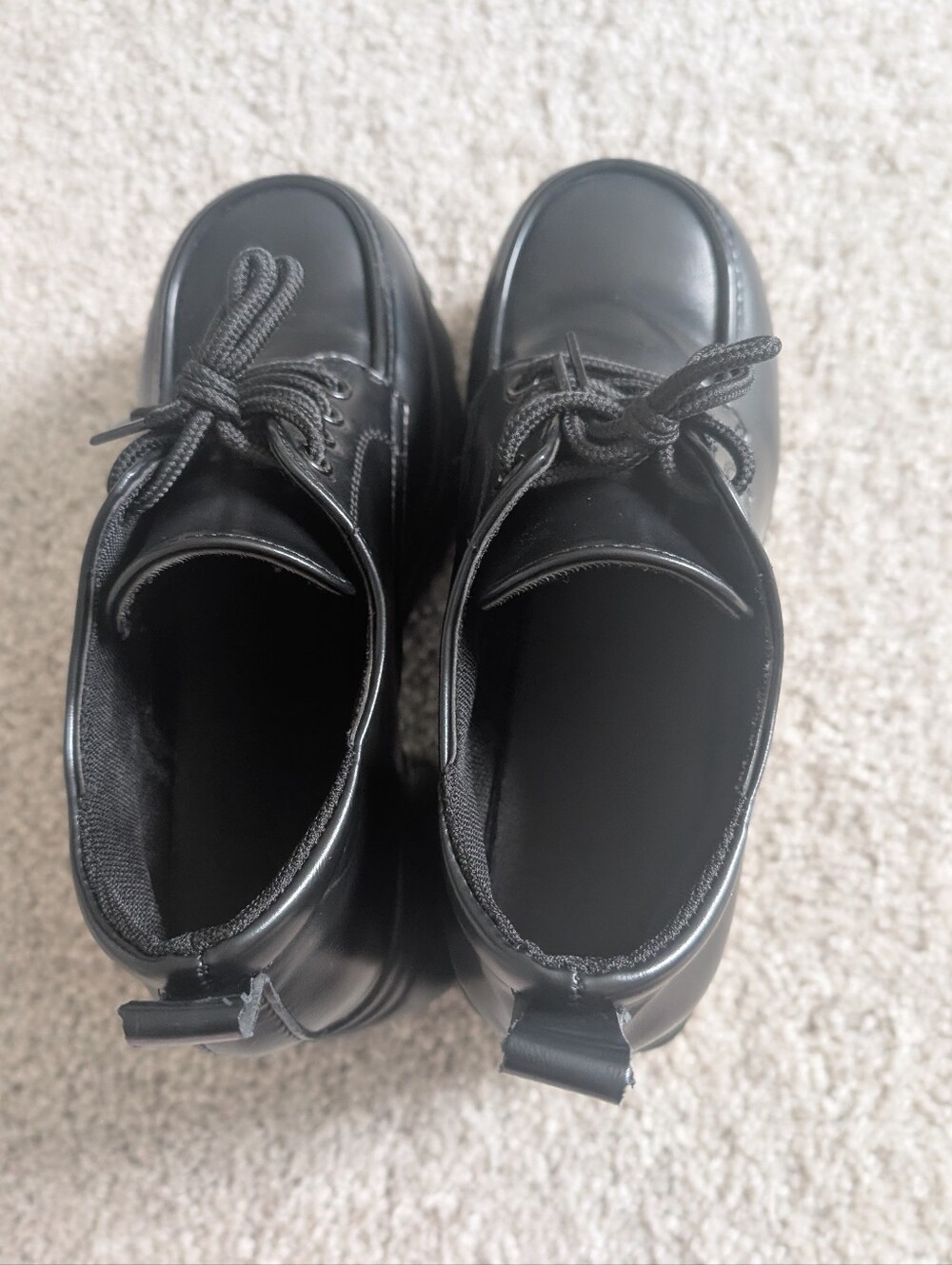 Black Platform Grunge Loafers - Picture 4 of 8
